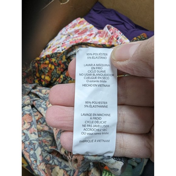 LuLaRoe Medium M Julia Dress Orange Yellow Green Floral Fit - Picture 5 of 5